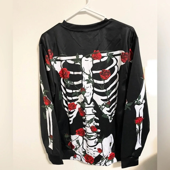 Sz M uideazone Men Women Halloween Cospaly Costume Human Skeleton Skull - Picture 3 of 3